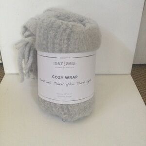 NWOT Light Gray Cozy Wrap